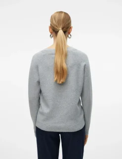 VMDOFFY LS O-NECK BLOUSE GA NOOS - Trøjer