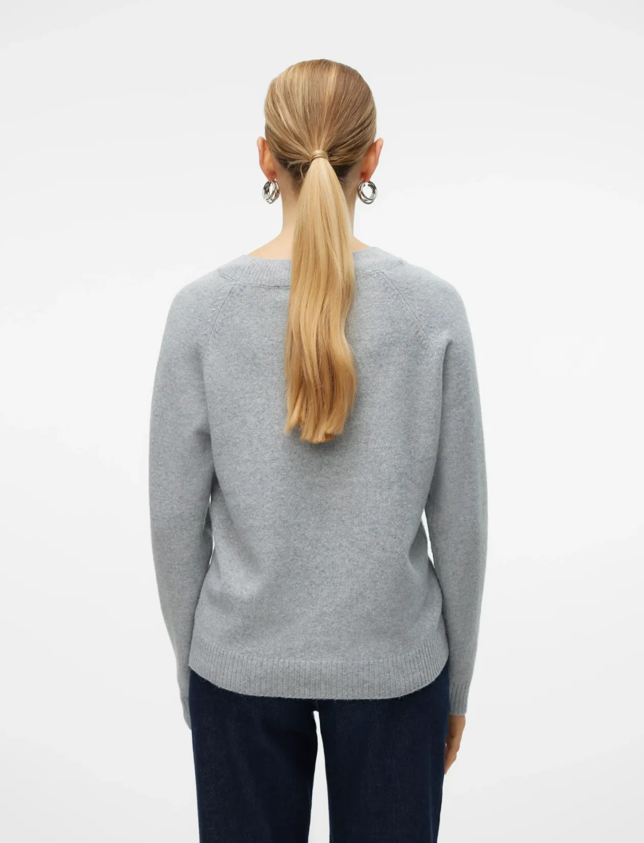 VMDOFFY LS O-NECK BLOUSE GA NOOS - Trøjer