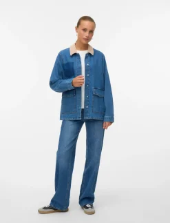 VMENYA LS WORKWEAR JACKET - Denimjakker