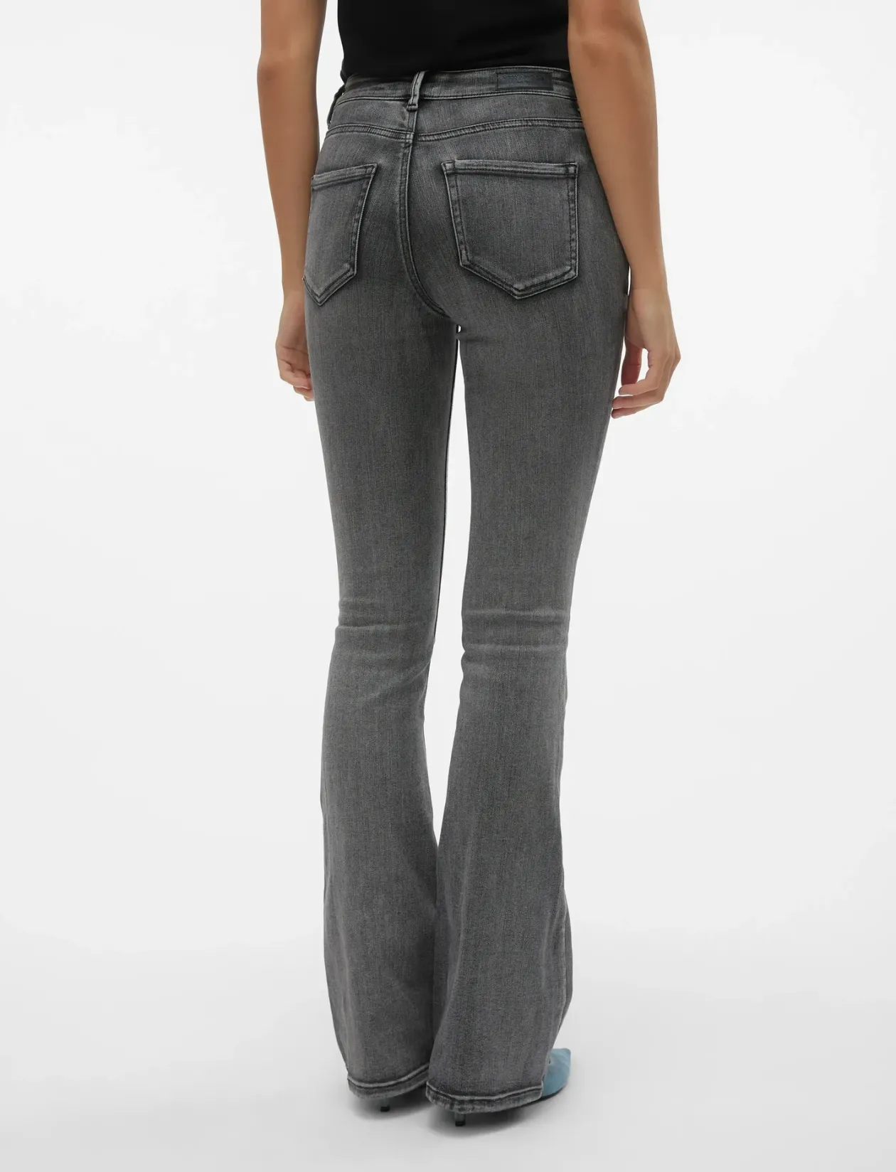 VMFLASH MR FLARED JEANS LI213 GA NOOS - Flared jeans