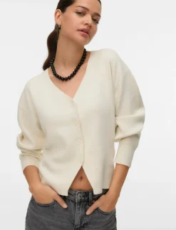 VMLUCCA LS V-NECK FITTED CARDIGAN LCS - Cardigans