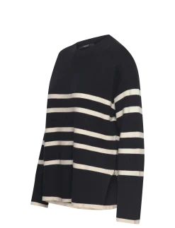 VMMSABA LS O-NECK STRIPE PULLOVER GA - Trøjer