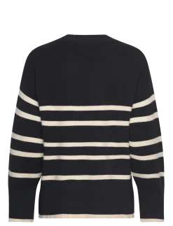 VMMSABA LS O-NECK STRIPE PULLOVER GA - Trøjer