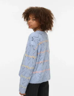 VMNEW HATTY LS O-N STITCH PULLOVER GIRL - Trøjer
