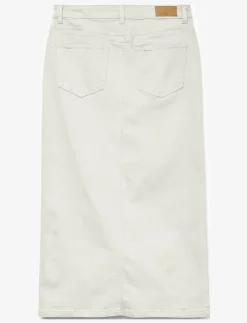 VMWILD ALVIDA BUTTON HR 7/8 CLR SKIRT - Midinederdele
