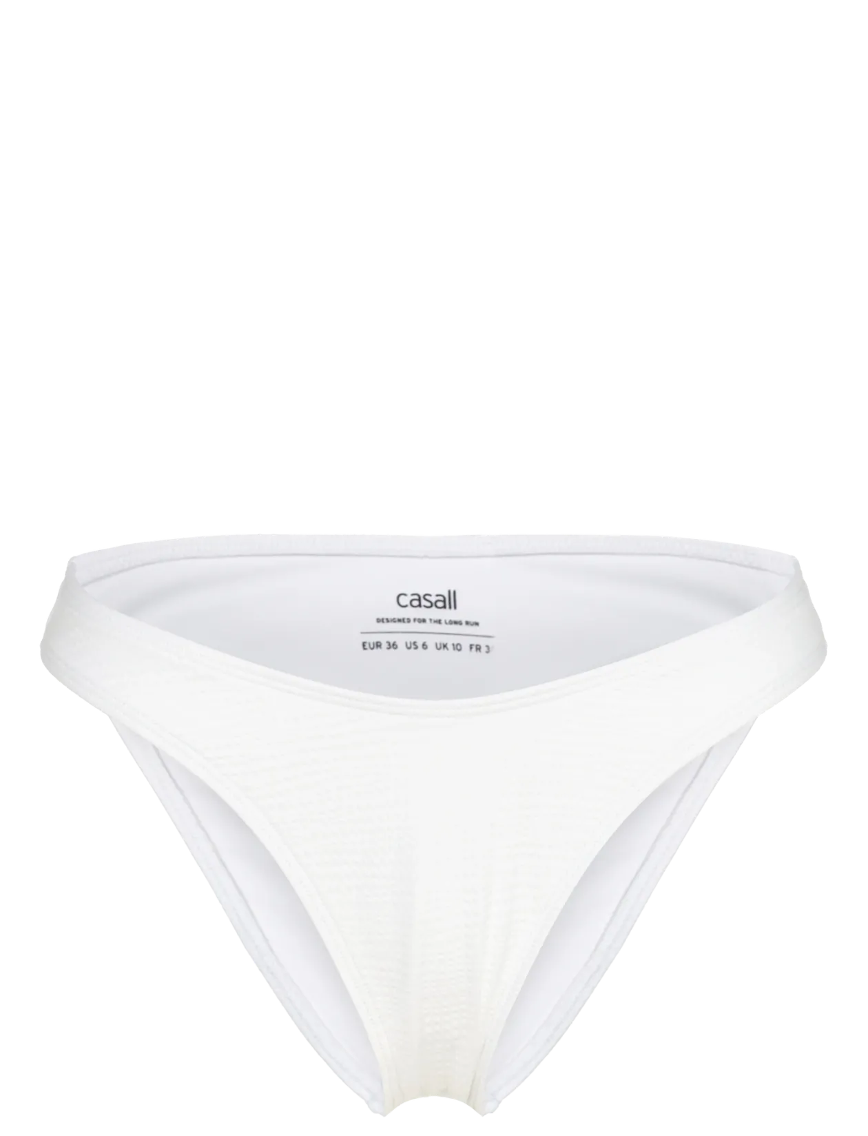 Waffle High Leg Bikini Bottom - Bikinier