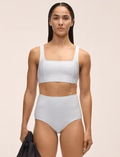 Waffle Square Neck Bikini Top - Bikinier