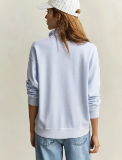 WASHED SHIELD HALF ZIP SWEAT - Sweatshirts