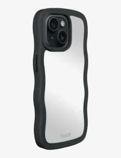 Wavy Case iPhone Black/Mirror - Mobil cover