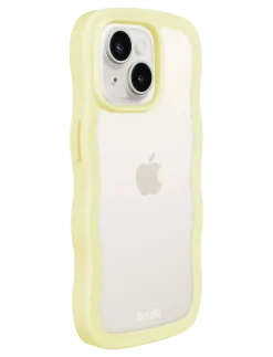 Wavy Case iPhone Lemonade/Transparent - Mobil cover