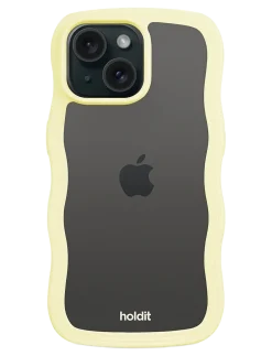 Wavy Case iPhone Lemonade/Transparent - Mobil cover