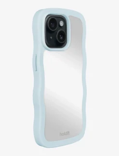 Wavy Case iPhone Mineral Blue/Mirror - Mobil cover