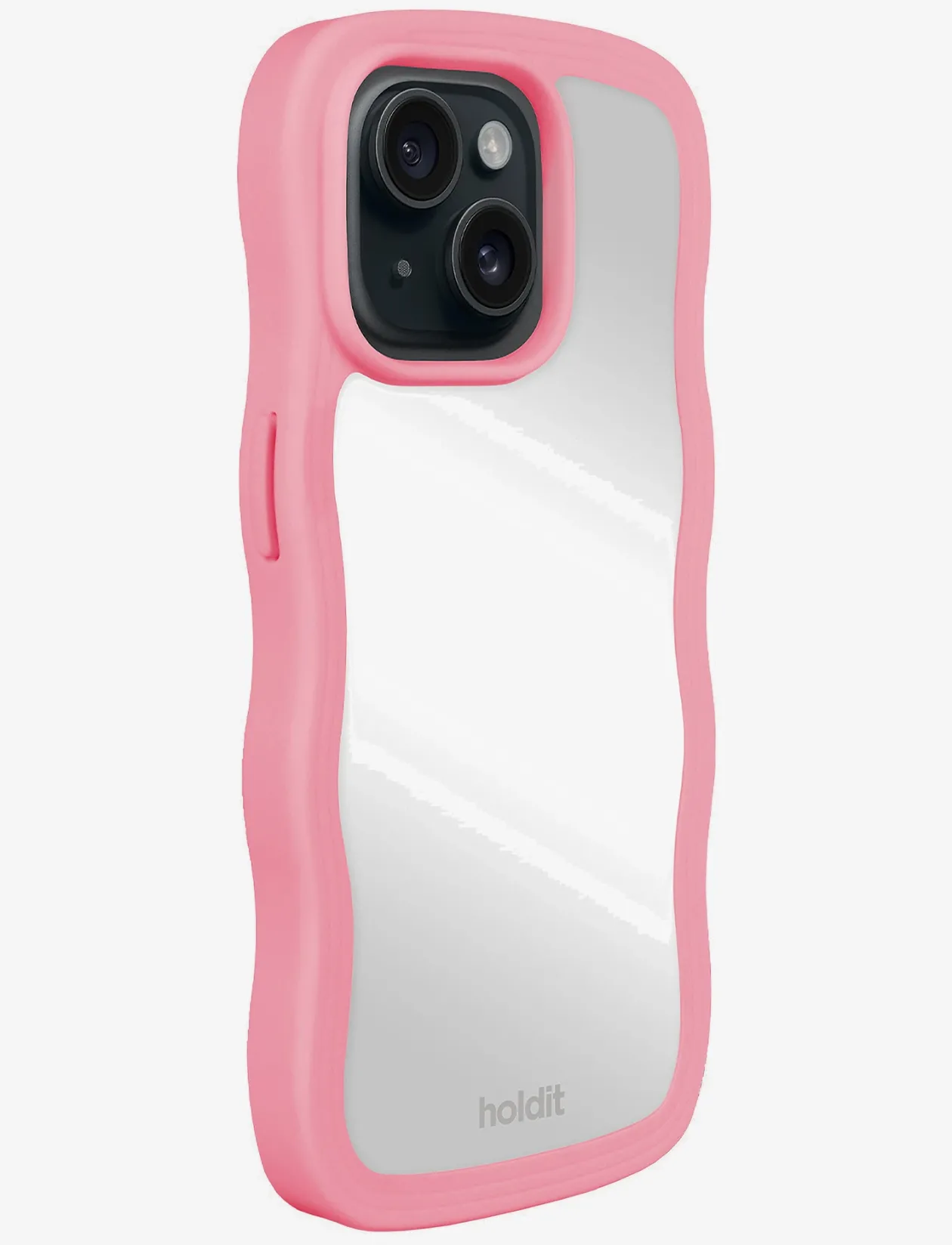 Wavy Case iPhone Rogue Pink/Mirror - Mobil cover