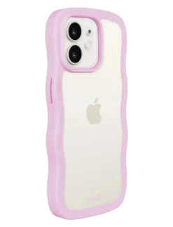 Wavy Case Lilac/Transparent - Mobil cover