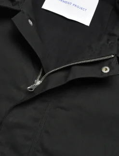Waxed Cotton Worker - Black - Vindjakker