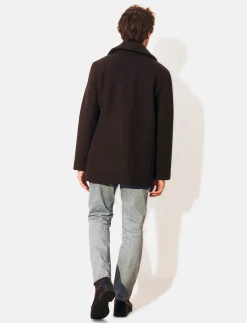 Wes Wool Peacoat - Uldfrakker