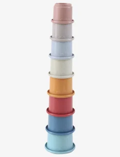 Wheat Straw Stacking Cups, 8 pcs. - Byggeklodser