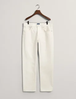 WHITE STRAIGHT JEANS - Relaxed jeans