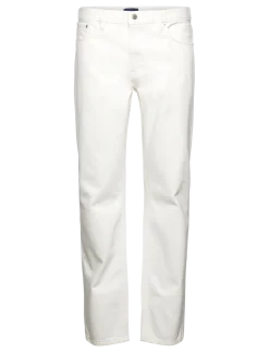 WHITE STRAIGHT JEANS - Relaxed jeans