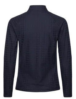 W Houndstooth 1/4 Zip - Termoundertrøjer
