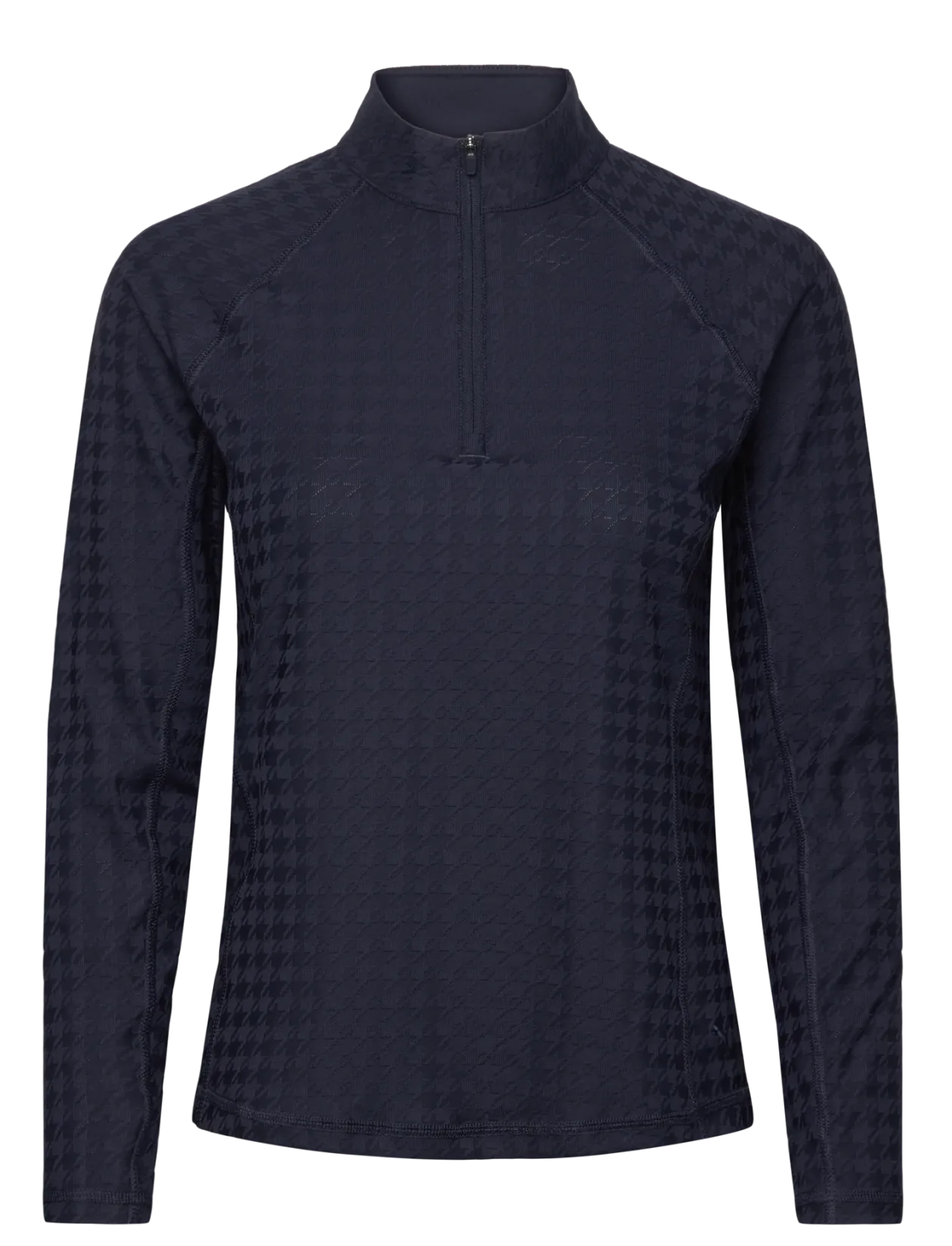 W Houndstooth 1/4 Zip - Termoundertrøjer