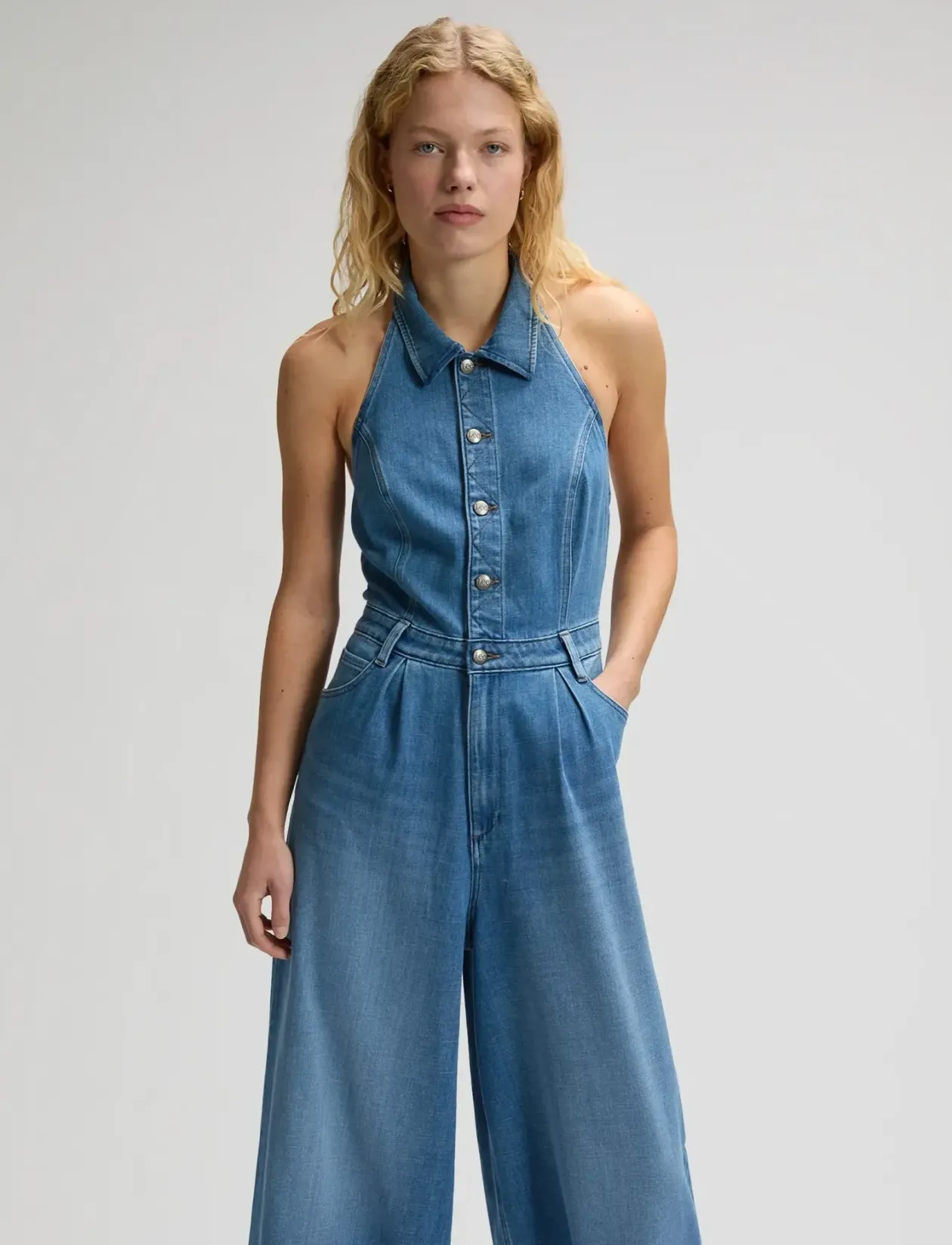 WIDE LEG JUMPSUIT - Buksedragter