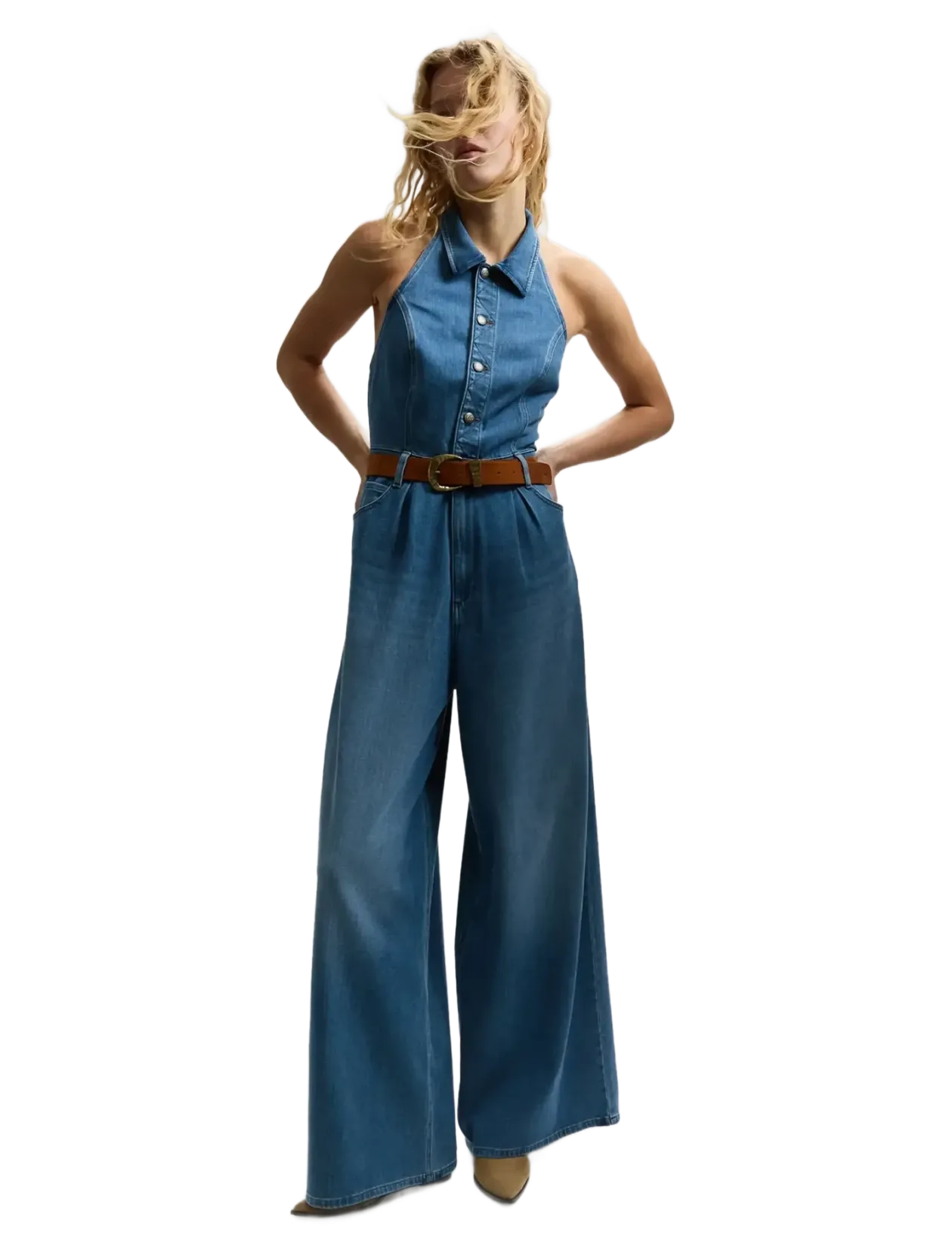 WIDE LEG JUMPSUIT - Buksedragter