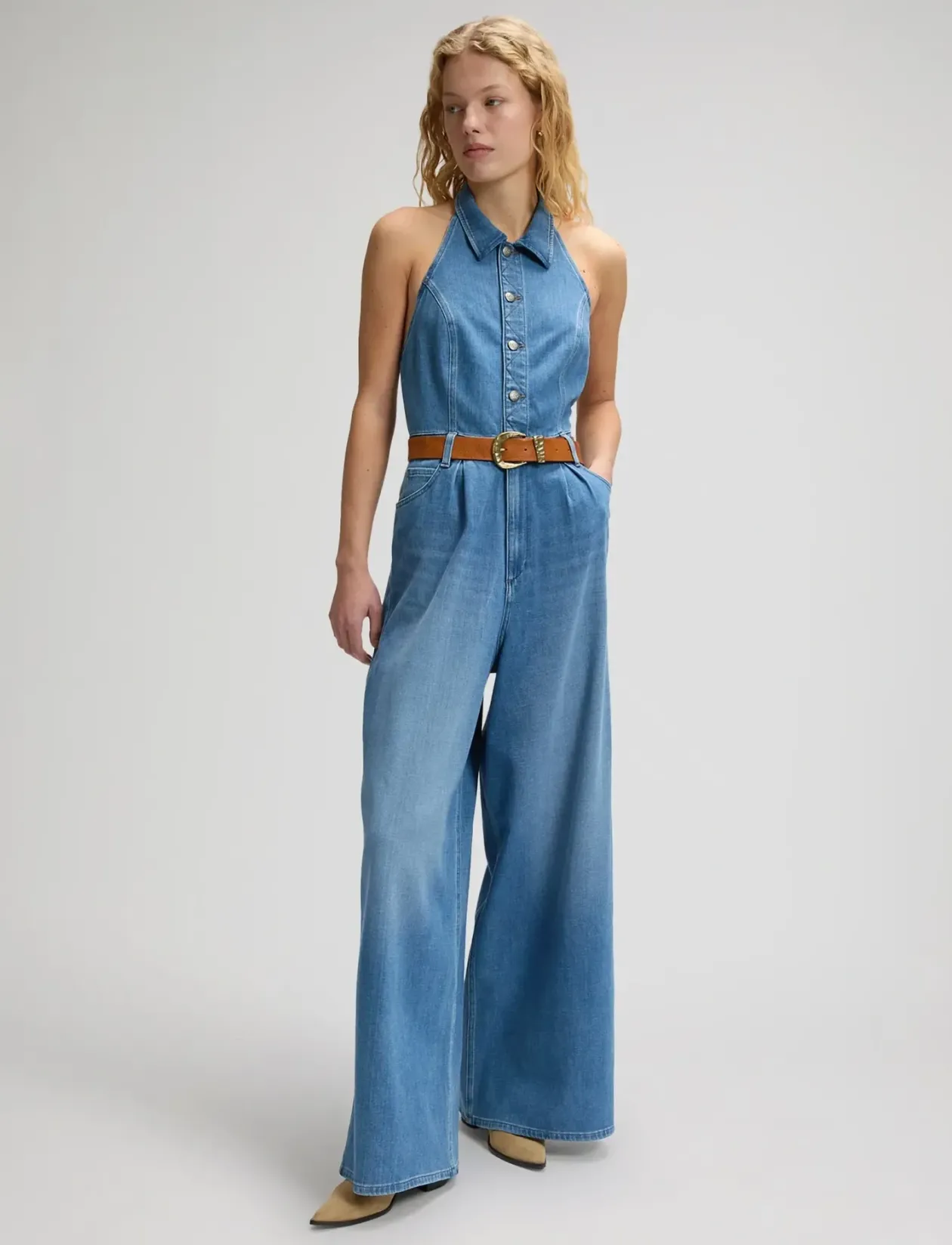 WIDE LEG JUMPSUIT - Buksedragter