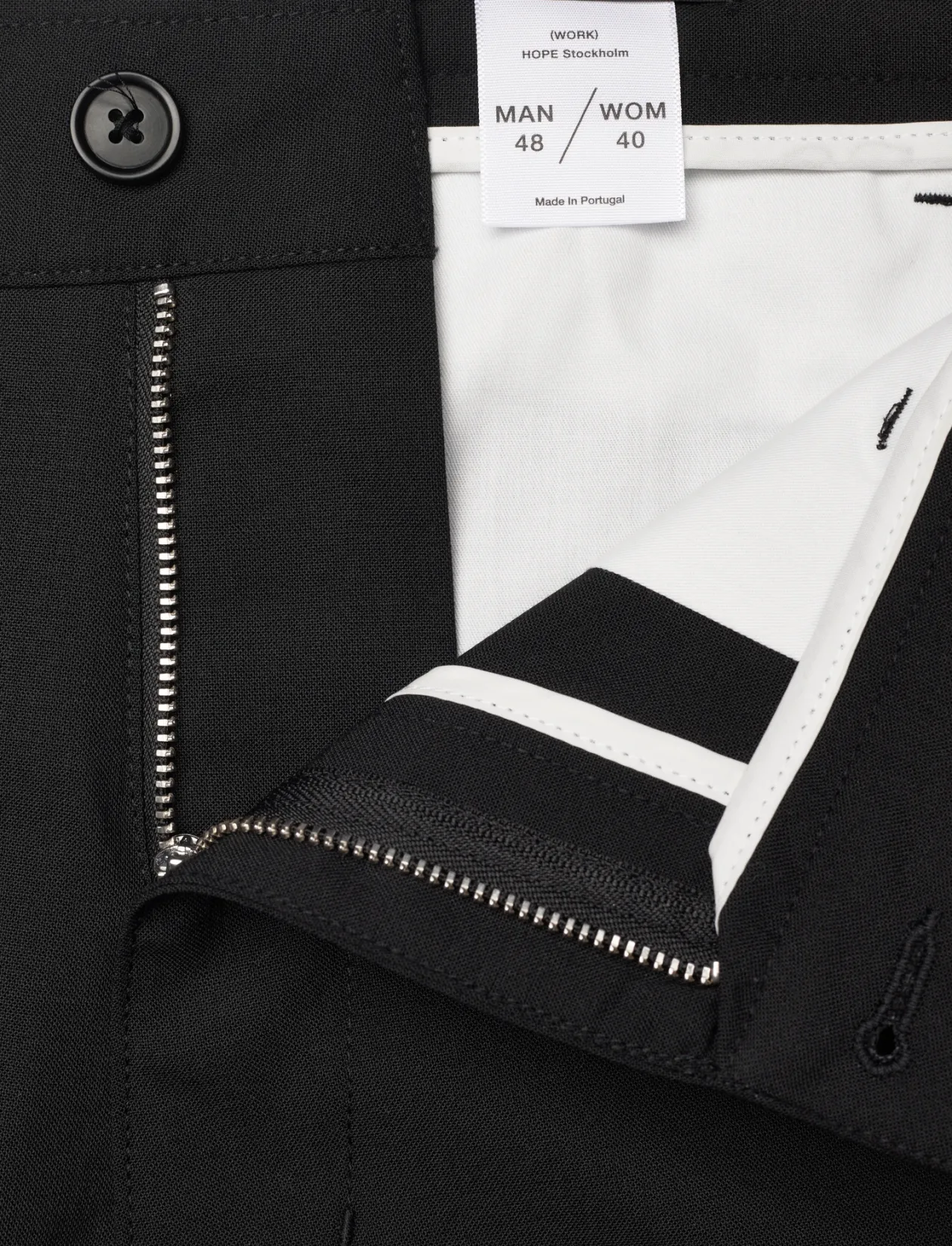 Wide-leg Suit Trousers - Chinos