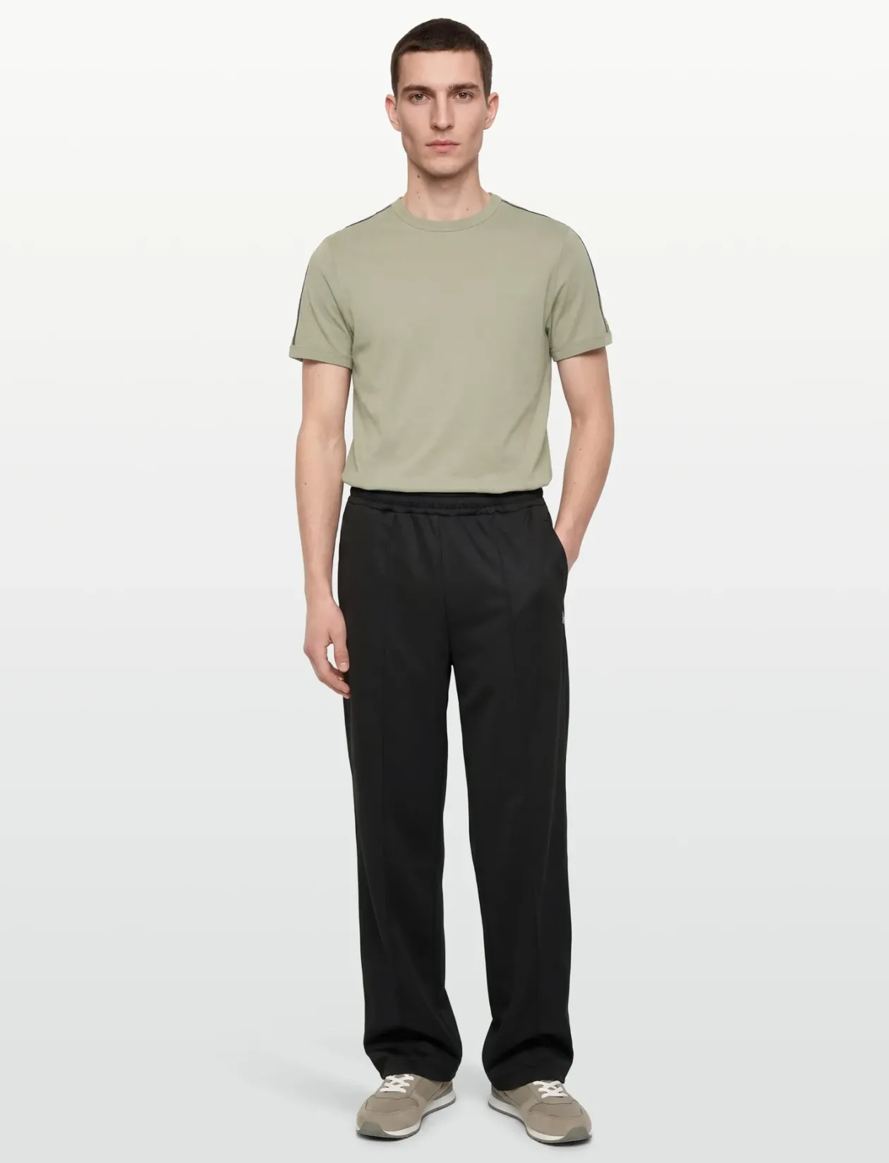 WIDE LEG TRACK PANT - Sweatpants