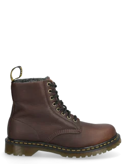 1460 WL DARK BROWN GRIZZLY - Snørestøvler