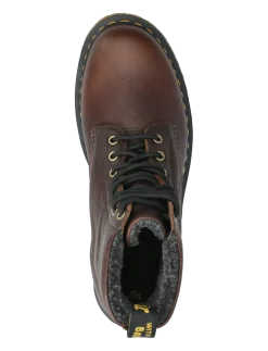 1460 WL DARK BROWN GRIZZLY - Snørestøvler