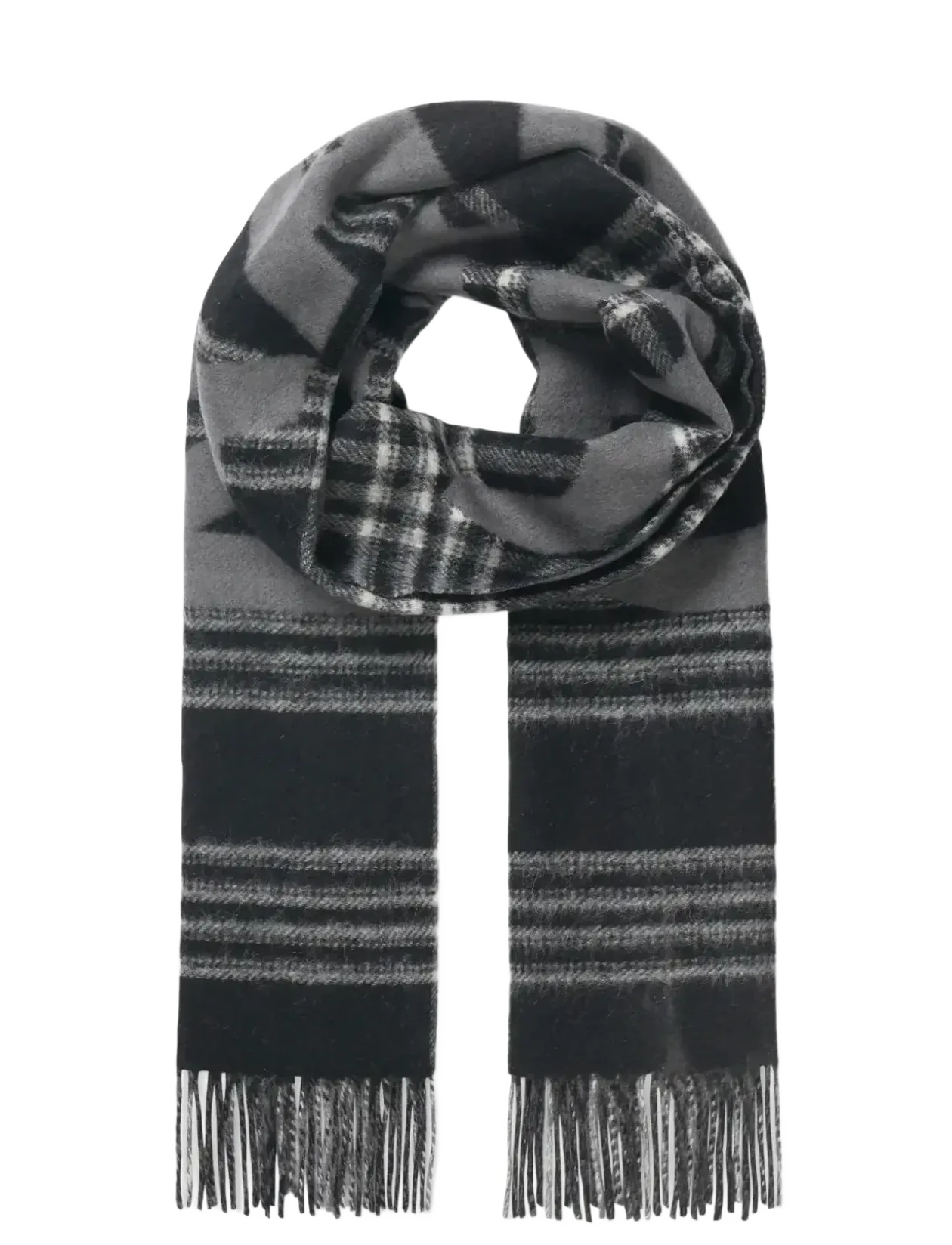 Woven Wool Logo Scarf - Halstørklæder
