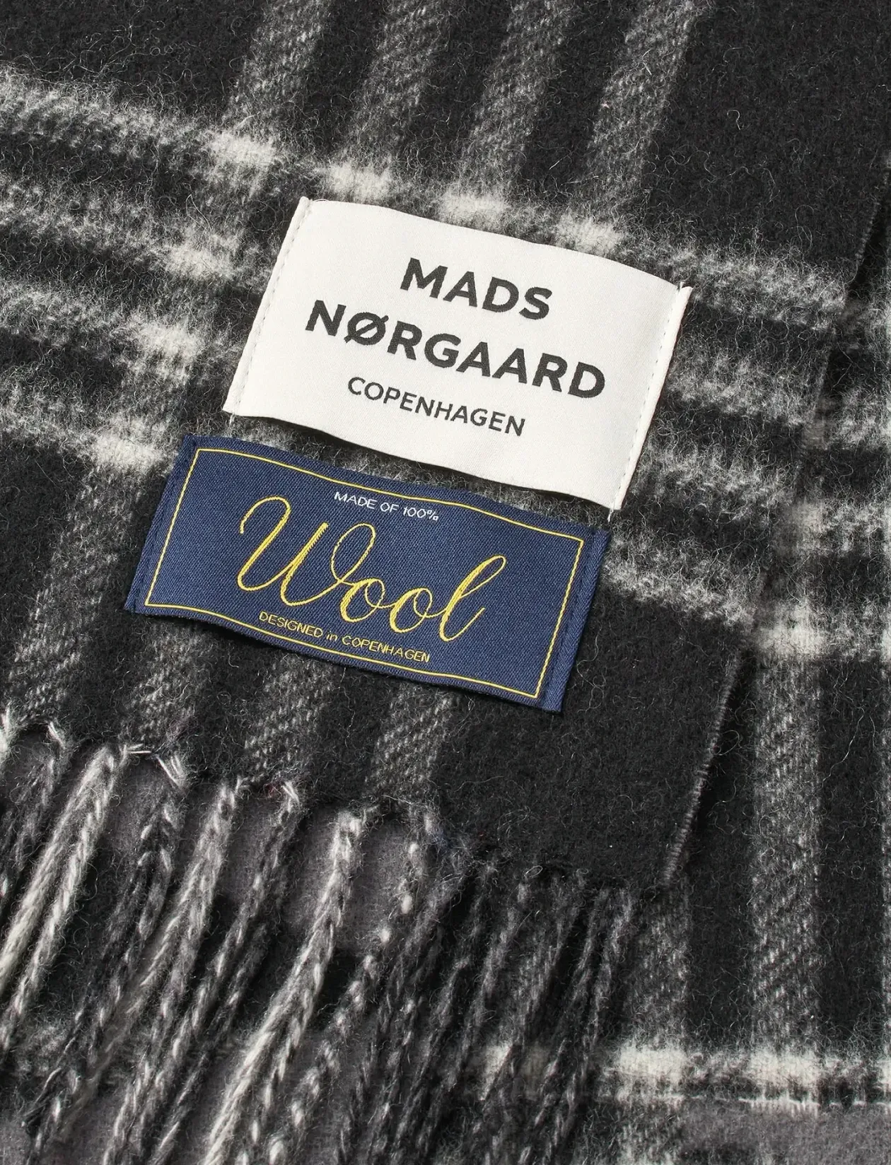 Woven Wool Logo Scarf - Halstørklæder
