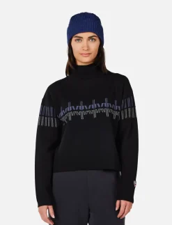 W PATTERNED TN SWEATER - Strik