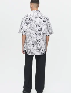 WWAaron SS shirt AOP - Kortærmede