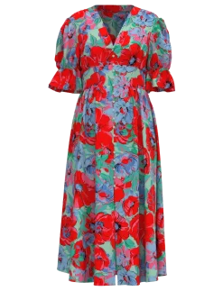 YASFARRON 2/4 MIDI DRESS S. - SHOW - Midi kjoler