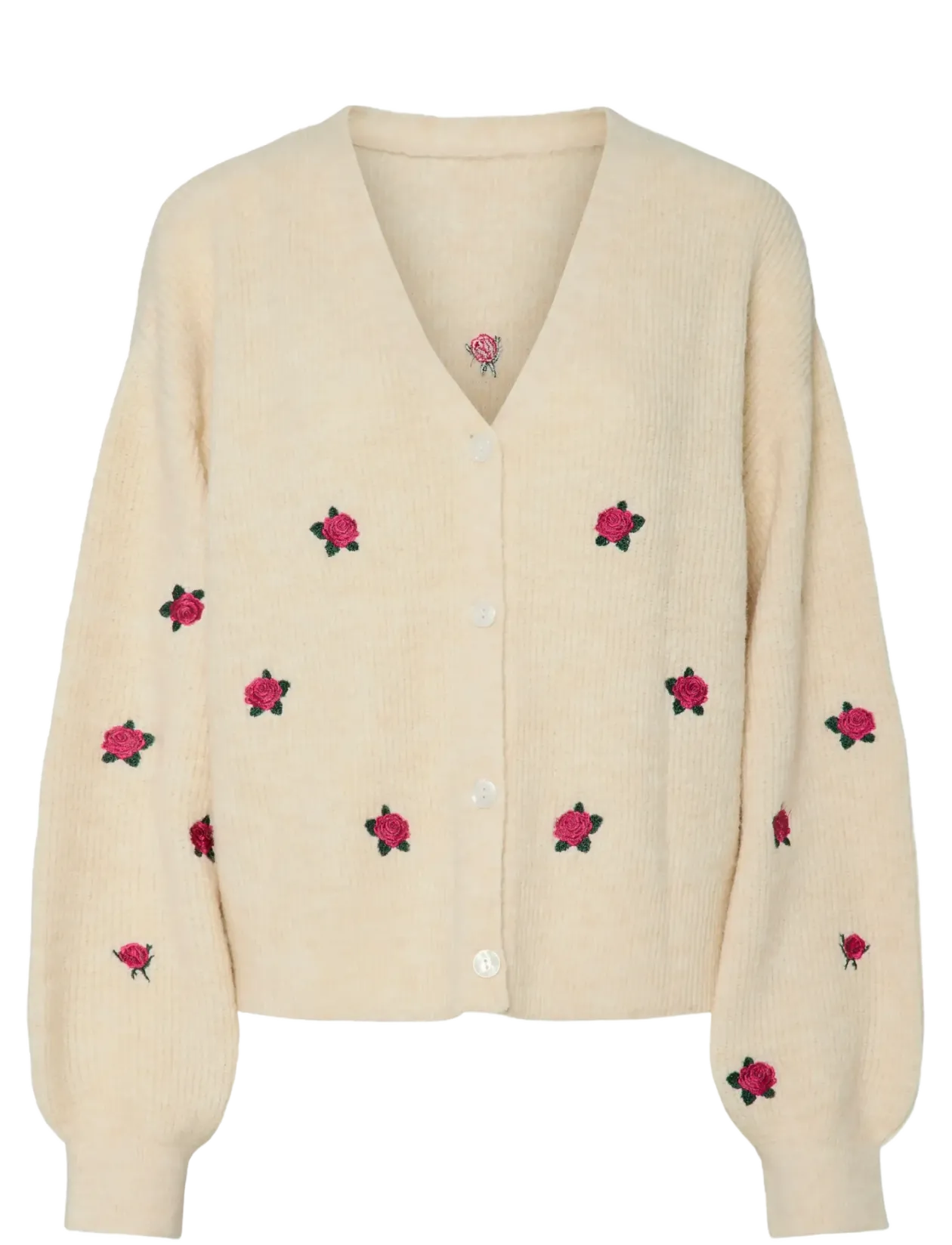 YASFLEUR LS KNIT CARDIGAN S. NOOS - Cardigans