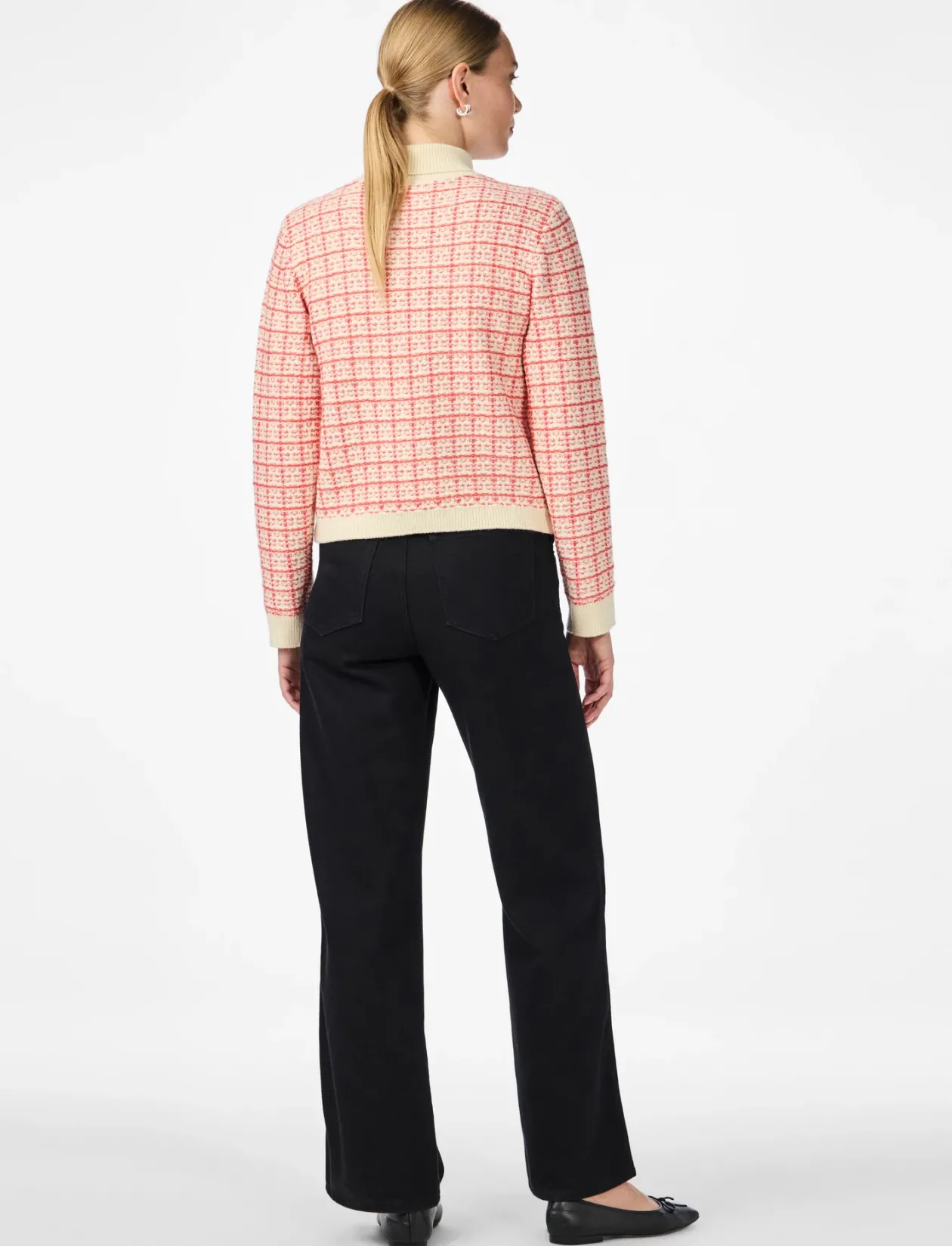 YASLIVIANA LS KNIT ZIP PULLOVER - Strik