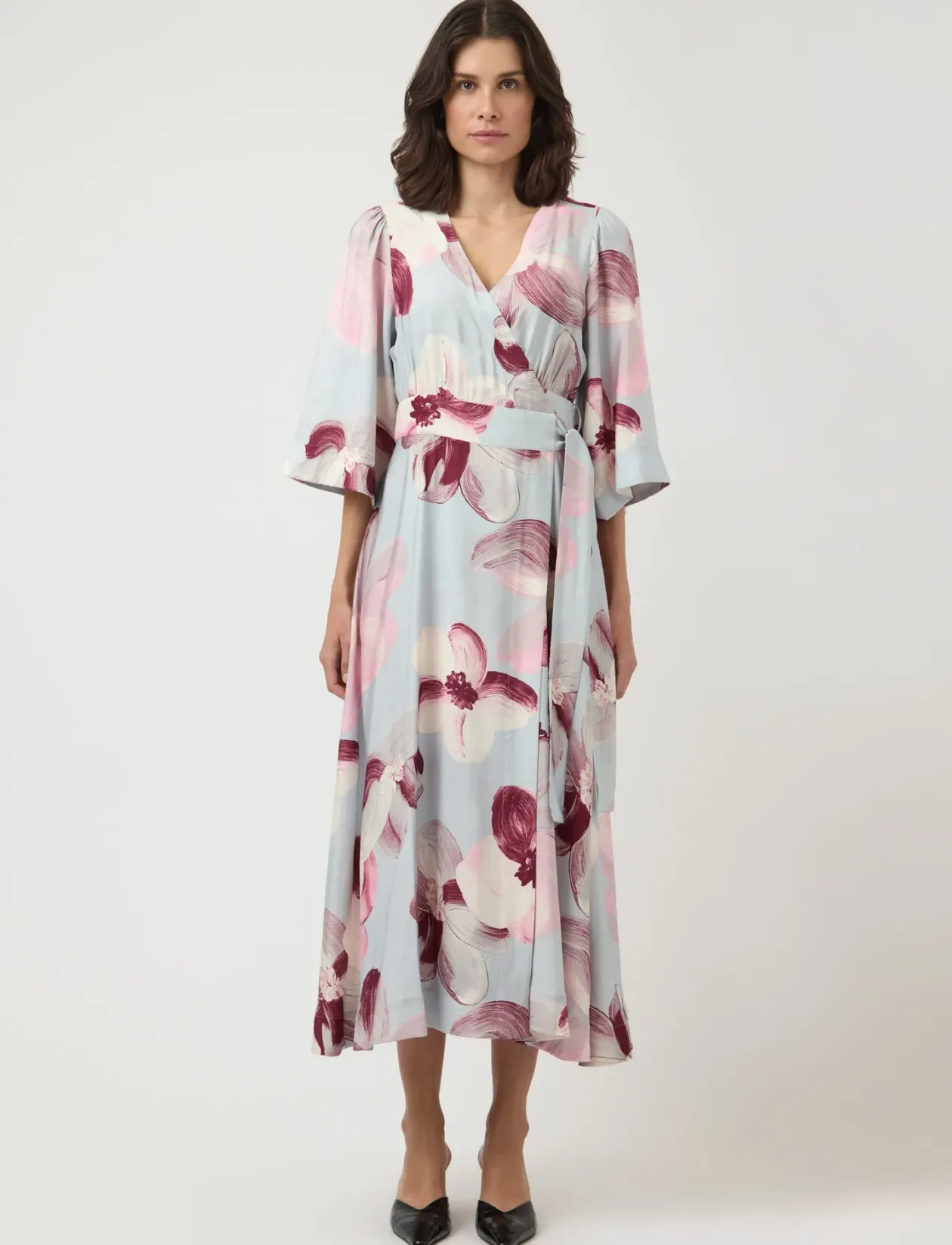 YASMARGA 3/4 WRAP LONG DRESS S. - SHOW - Maxikjoler