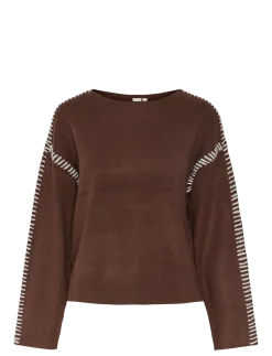 YASSTITCHA LS KNIT PULLOVER S. NOOS - Strik