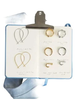 Zephyr - Wire Loop Earrings Stainless Steel - Vedhæng øreringe
