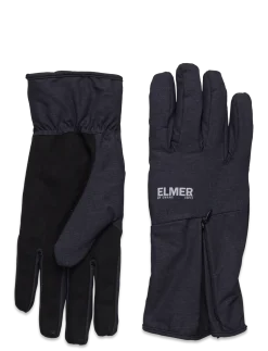 ZIPPER CUFF GLOVE -CHARCOAL - Fingerhandsker