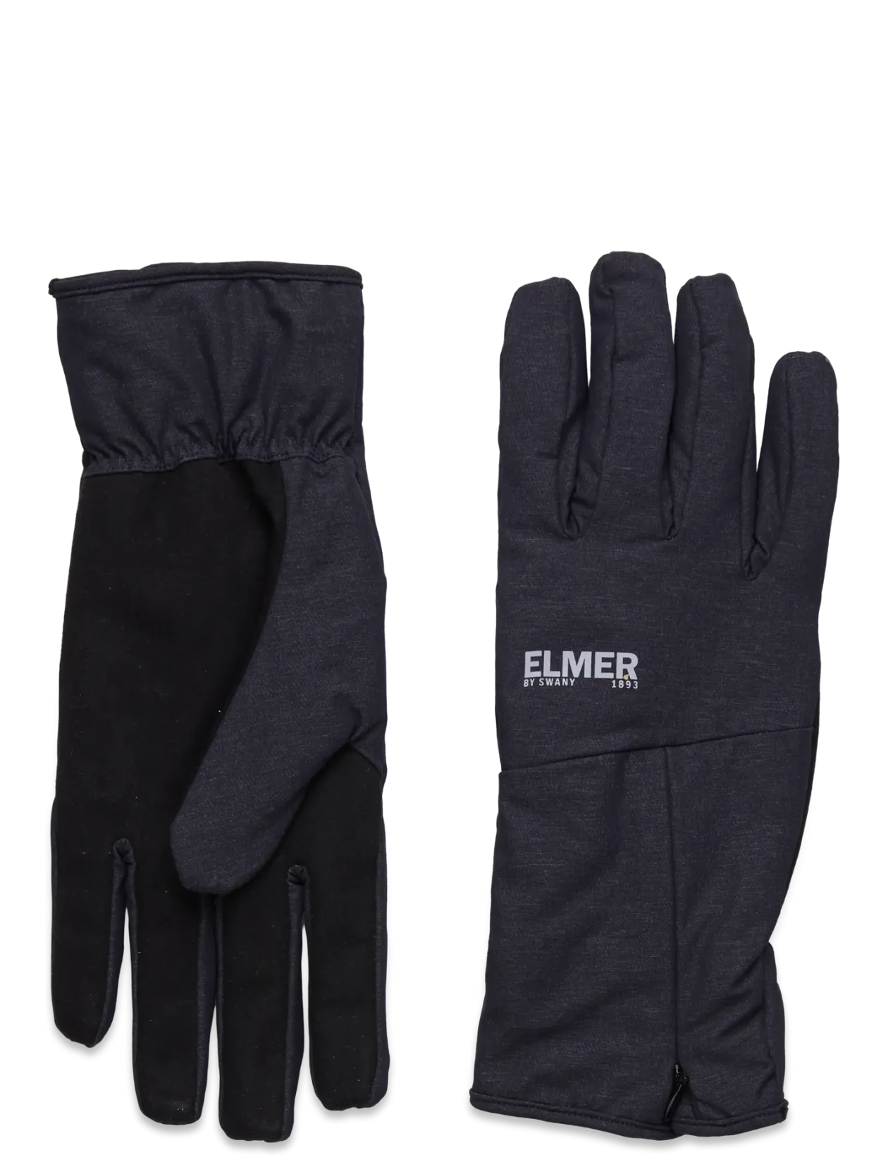 ZIPPER CUFF GLOVE -CHARCOAL - Fingerhandsker