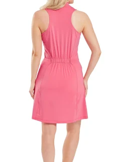1/4 Zip Sleeveless Dress - Kjoler